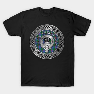 Clan Fergusson Crest & Tartan Knot T-Shirt